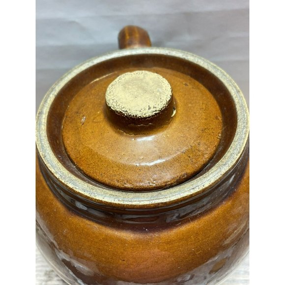 Robinson Ransbottom Pottery Vintage Crock #2 Quart Bean Pot 1 handle Jug - Picture 2 of 12